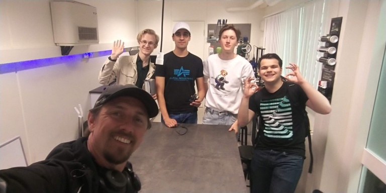 Team Guardian NTI Gymnasiet Helsingborg. Glada Vinnare Av Unga Innovatörers Innov8 Stipendium 2022